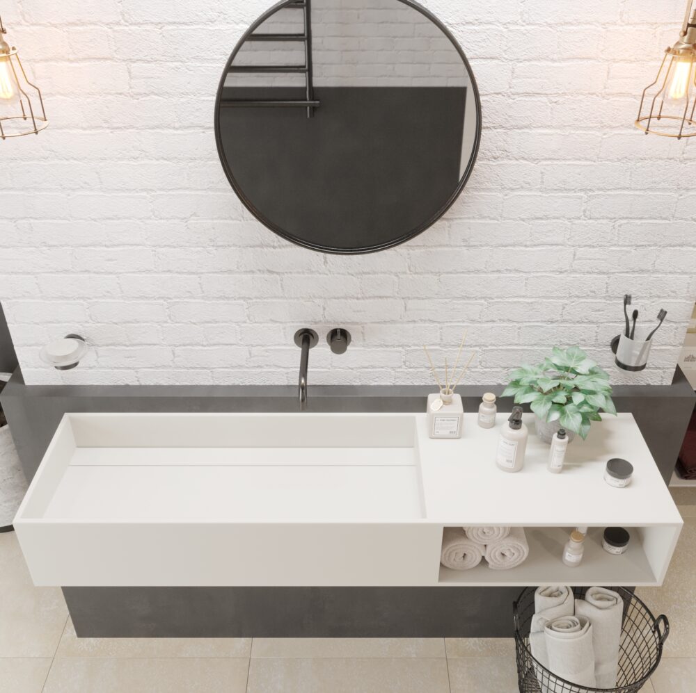Premium Wall-mount Bathroom Vanity by Ideavit