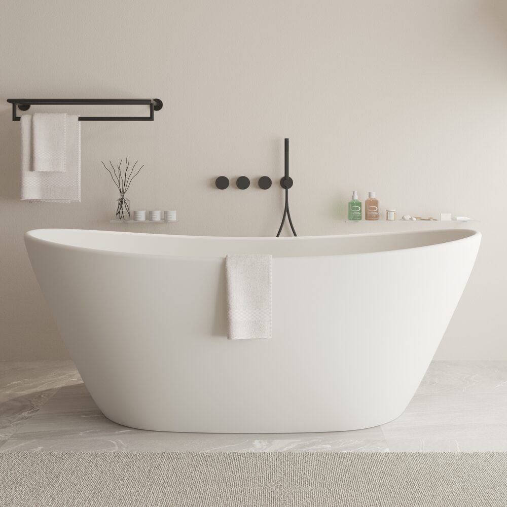 Luxury Oval Freestanding Bathtub by Ideavit