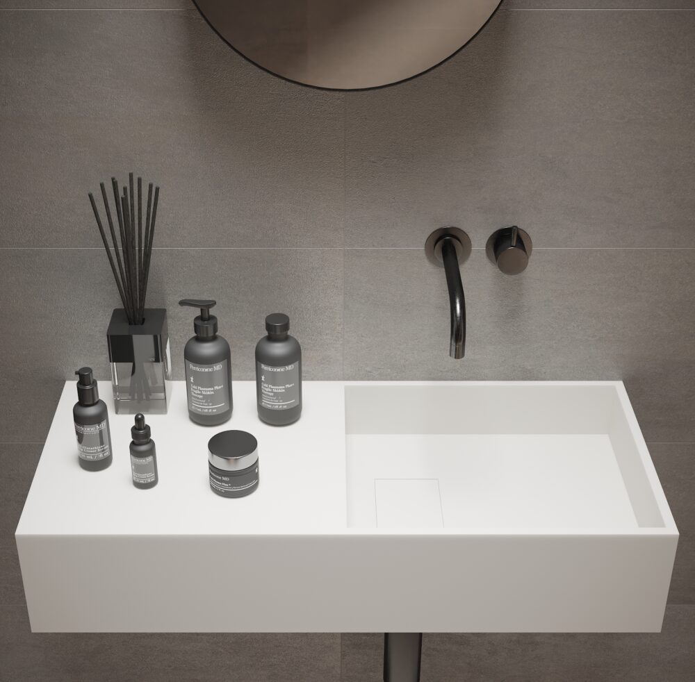 Premium Rectangular Bathroom Vanity By Ideavit