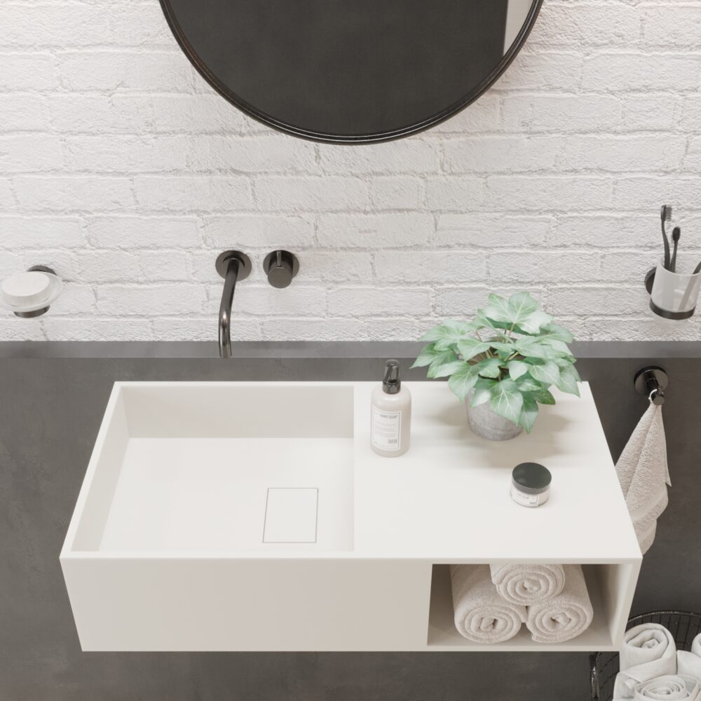 Premium Wall-Hung Bathroom Vanity by Ideavit