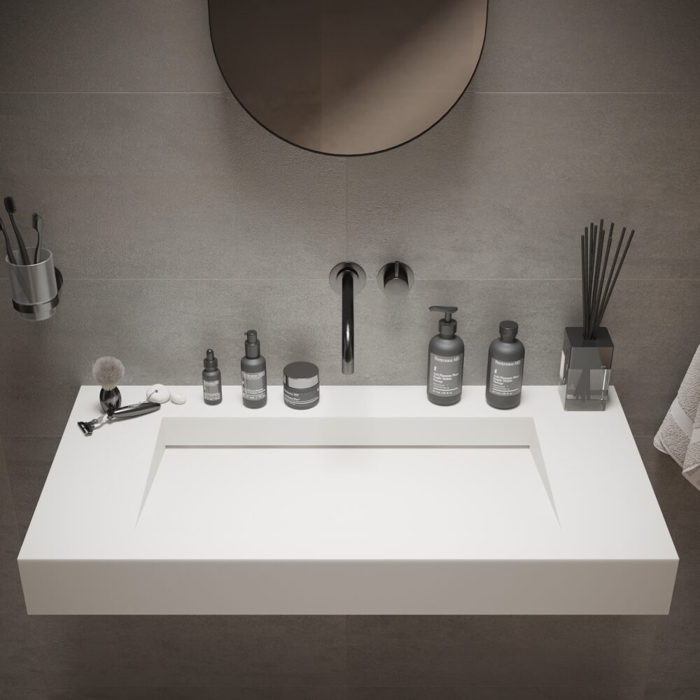 Premium rim wash basin by Ideavit