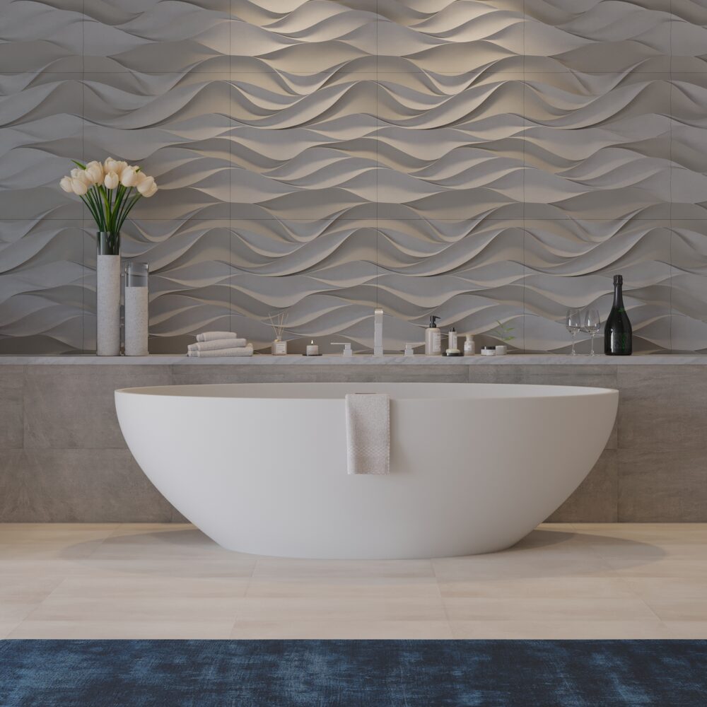 Luxury Oval Freestanding Tub by Ideavit