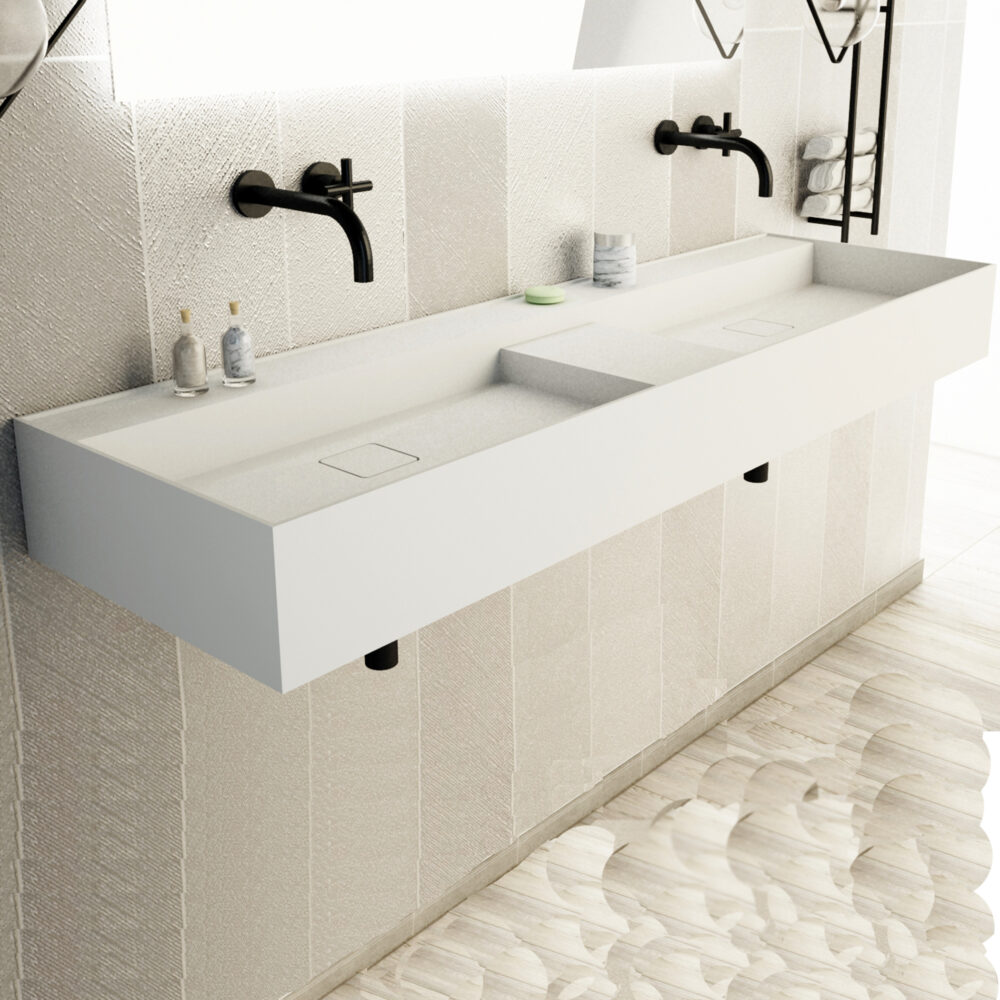 Luxury Double Vanity Basins by Ideavit