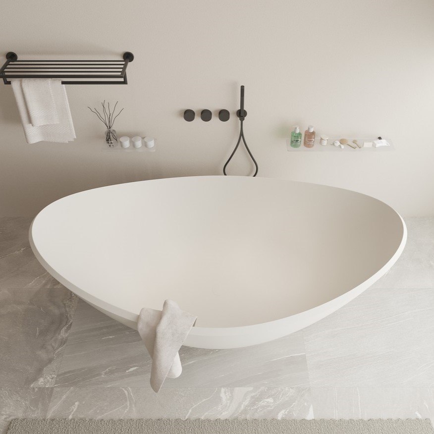 Designer Pointed Freestanding Bathtub by Ideavit