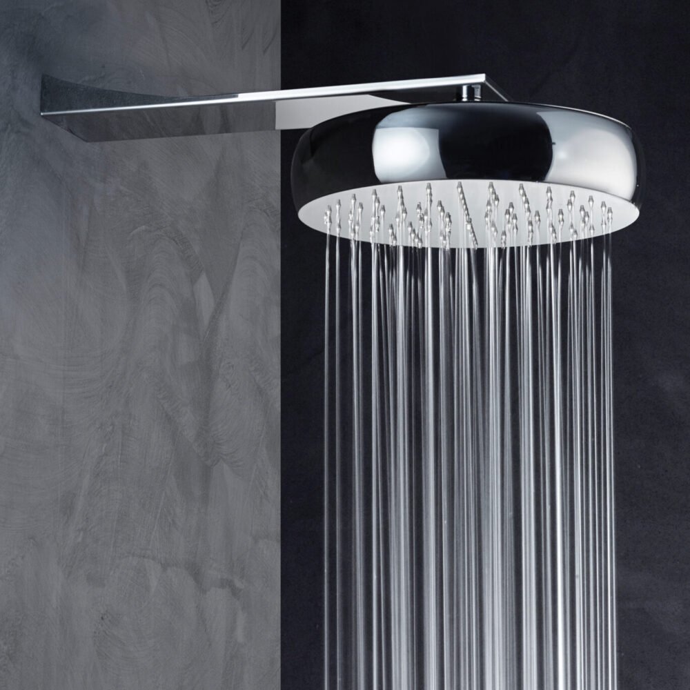 Wall & ceiling mounted shower head by Rain Therapy