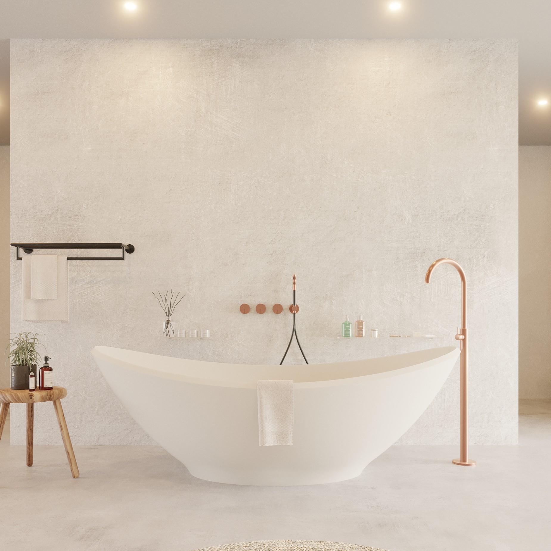 Designer Pointed Freestanding Bathtub by Ideavit