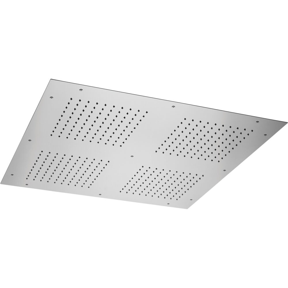 31" square ceiling surface mounted shower head by Rain Therapy
