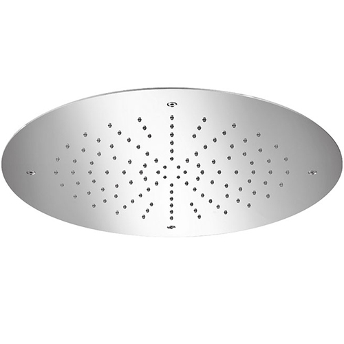 20" round ceiling surface mounted shower head by Rain Therapy
