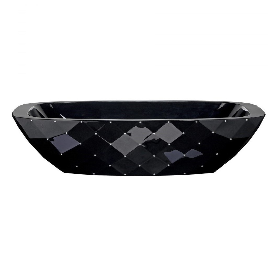 Black Diamond Freestanding Tub by Aquadesign