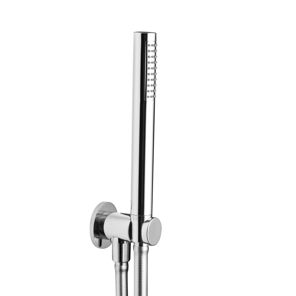 Hand shower sets with wall outlet and shower hose by Rain Therapy