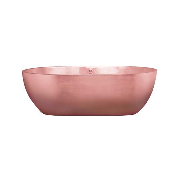Luxury Pink Gold Freestanding Bathtub - AquaDesign
