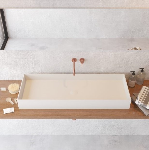 Design Rectangular Bathroom Sink by Ideavit