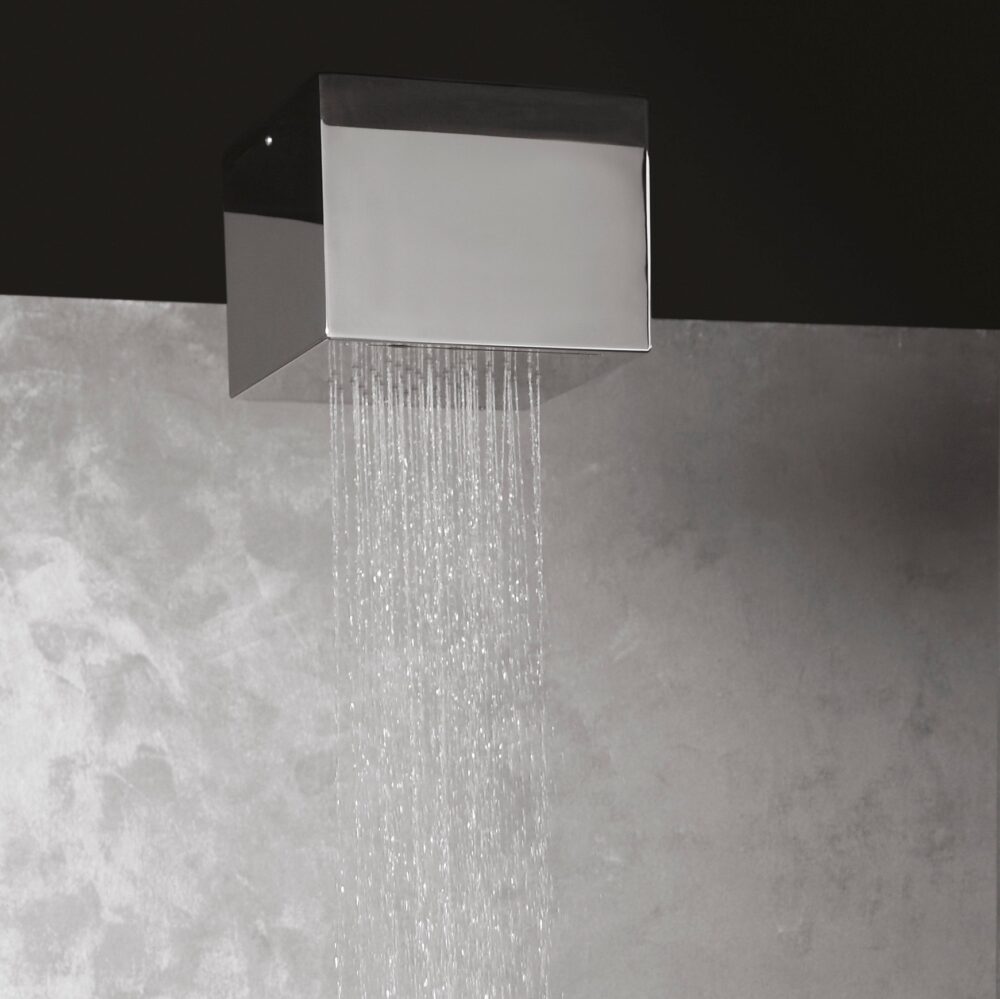 Wall & ceiling mounted shower head by Rain Therapy