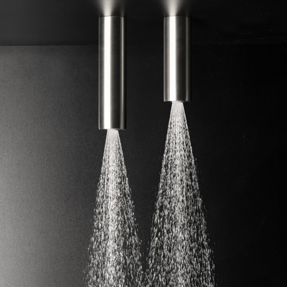 Tube Shower Heads Set by Rain Therapy