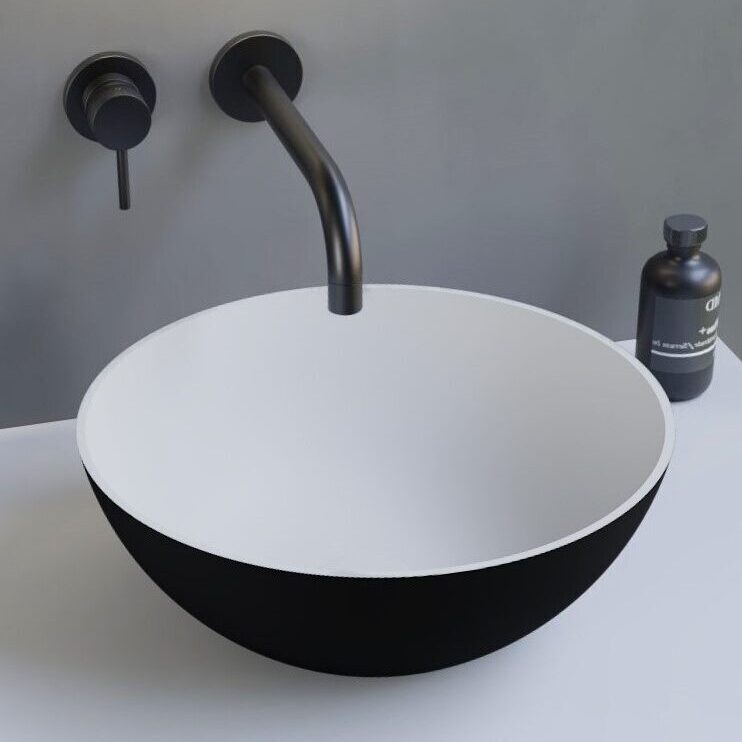 Premium Bicolor Freestanding Washbasin by Ideavit