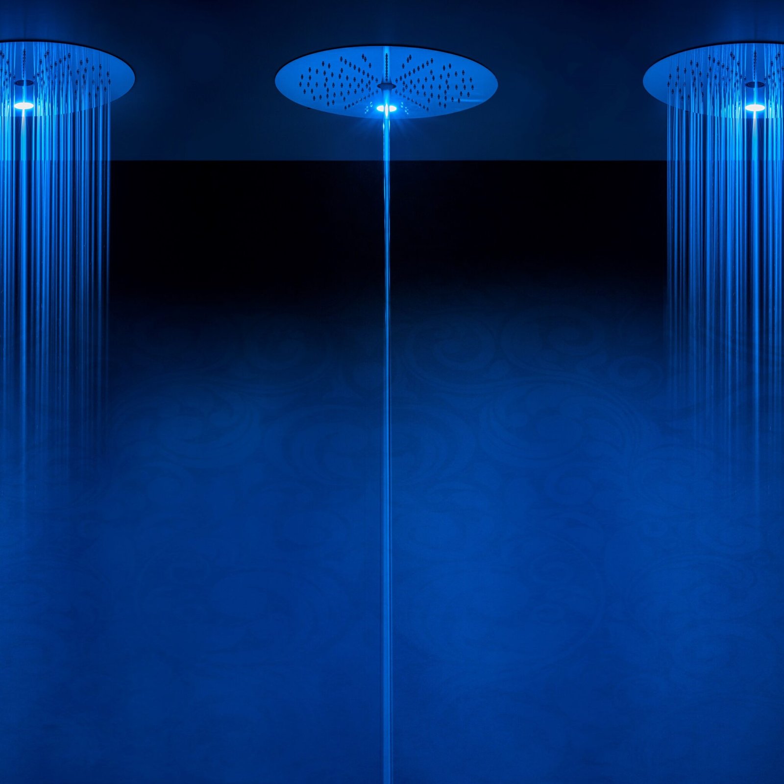 Round LED Shower Head Luxury Bathroom Furniture PSCBath