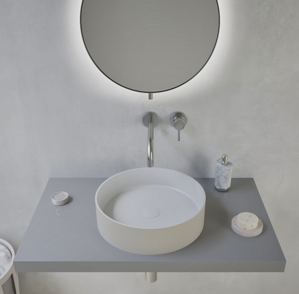 Thin 40 Freestanding washbasin by Ideavit