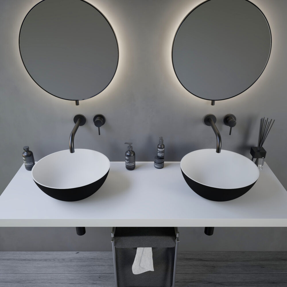 Thin 39 Freestanding washbasin by Ideavit